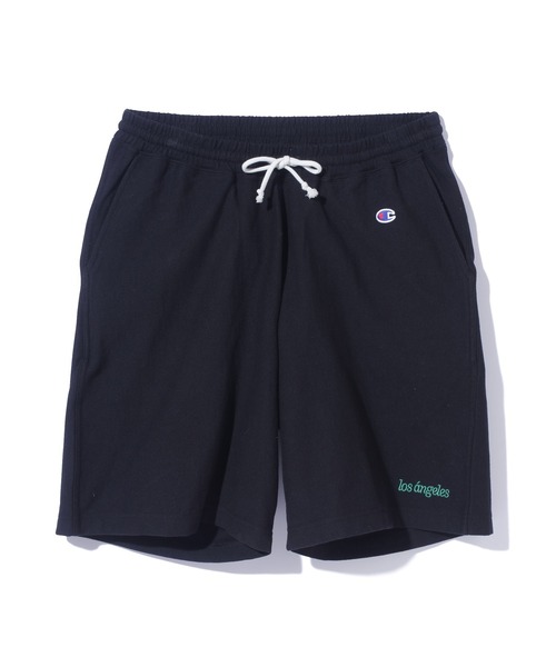 「Champion」 ハーフパンツ X-LARGE ブラック メンズ