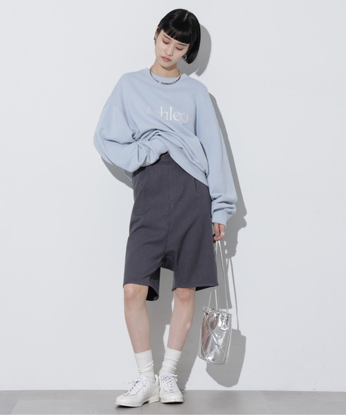 グレー サルエルパンツ ウール混 BUZZ WEAR サルエルパンツ メンズ 秋冬春用 黒/グレー M-XL[品番