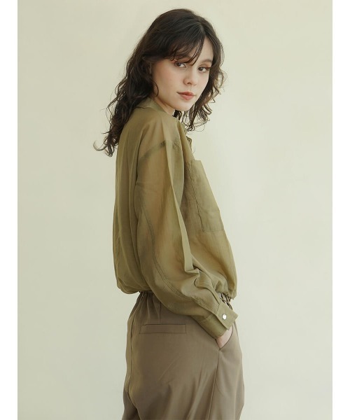 ブラウス シャツ Drost sheer shirt レディース FIKA. ブラウス シャツ Drost sheer shirt レディース