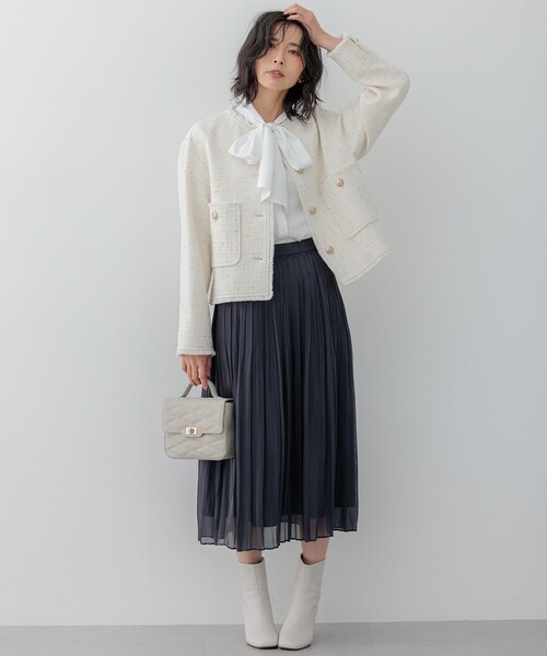 23区 スカート 「洗える」シャイニープリーツ : ZOZOTOWN Yahoo