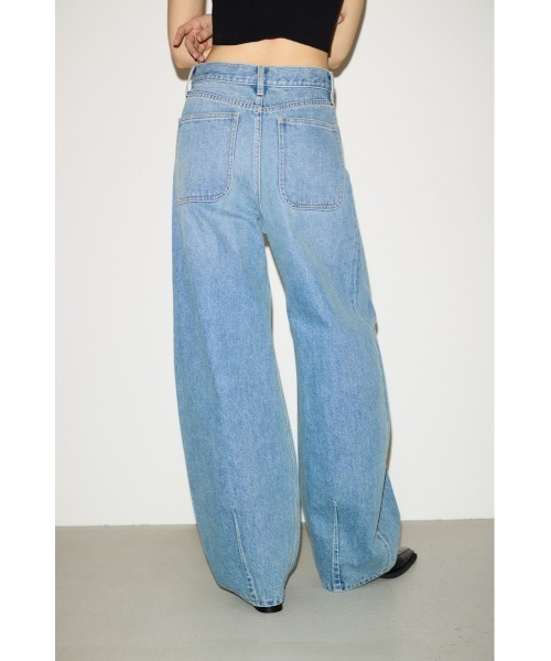 m638-47 SLY JEANS スライ ジーンズ デニム プリーツスカート SLY デニムスカート L/W OVER DYE PLEATS M/SK ローウエスト