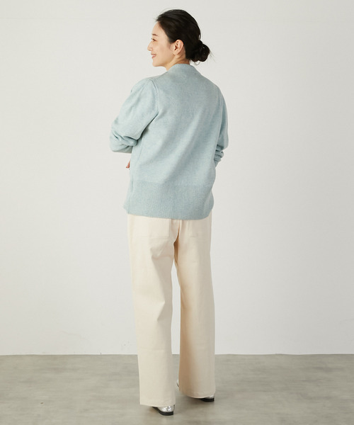 LOGEMENT DE CLAIRE カーディガン 「LOURMARIN」タックスリーブ