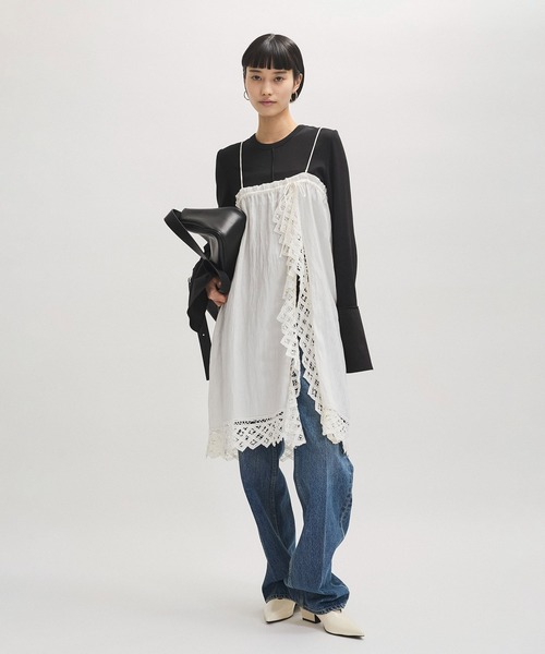 ADAM ET ROPE' パンプス フォルムヒールポインテッドパンプス