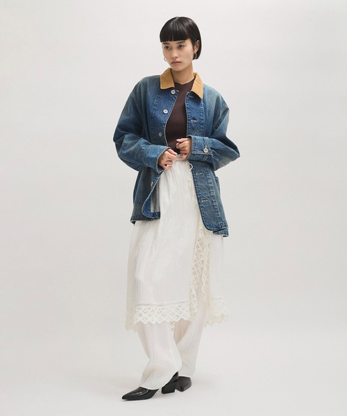 ADAM ET ROPE' パンプス フォルムヒールポインテッドパンプス