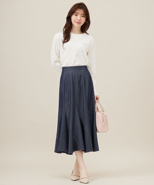 【新品タグ付き】　any SiS エスカルゴスカート 楽天市場】【SALE／50%OFF】【洗える】エスカルゴ スカート any