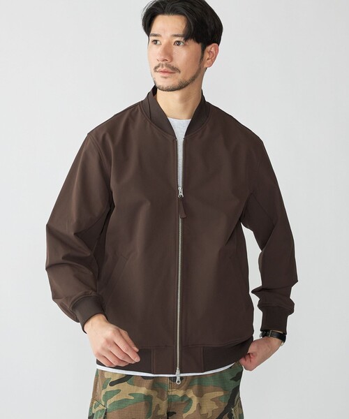 SHIPS ブラウン ジャンパー SHIPS（シップス） ブルゾン アウター SHIPS:「撥水加工」CORDURA(R
