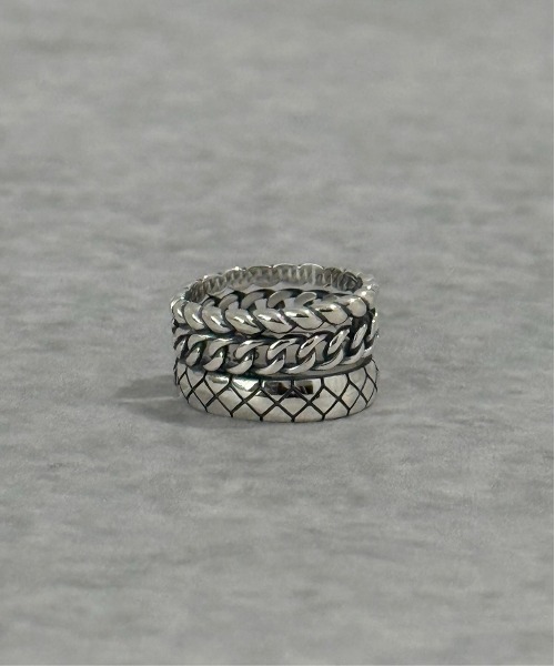 指輪 リング 「B-925 SILVER」925リング b925-r132-7g メンズ レディースの画像