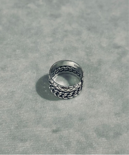 指輪 リング 「B-925 SILVER」925リング b925-r132-7g メンズ レディースの画像