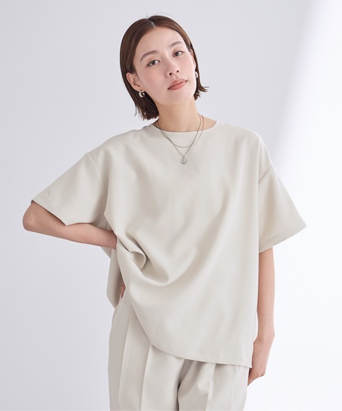ur's（ユアーズ） tシャツ クルーネックワイドトップス レディース