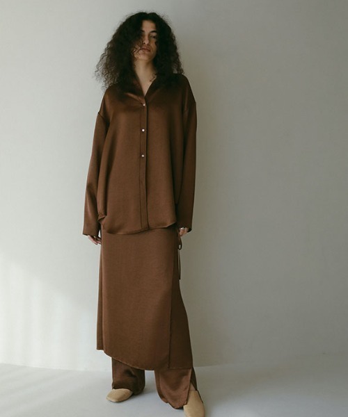 ETRE TOKYO ラップスカートストレートパンツ 　パンツとスカートのセット ETRE TOKYO パンツ ラップスカートストレートパンツ レディース