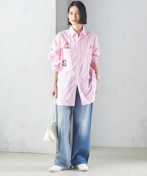 SHIPS（シップス） ジーンズ デニム デニムパンツ 「SHIPS別注」WHITE