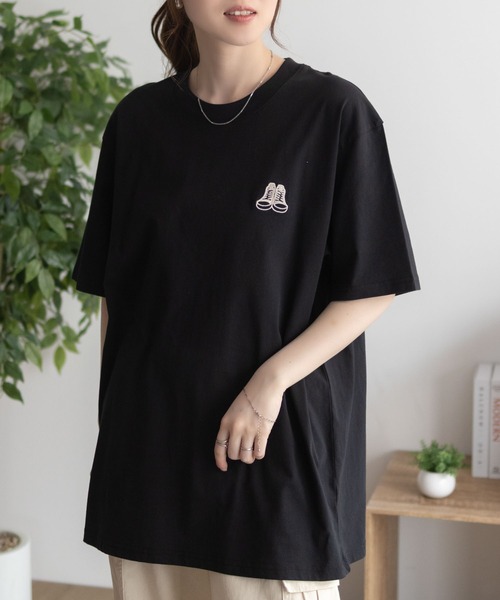 tシャツ BAG CONSCIOUS TSHIRT (バックコンシャスTシャツ） レディース BAG CONSCIOUS TSHIRT (ﾊﾞｯｸｺﾝｼｬｽTｼｬﾂ）【5527117】 | CIEL'AIR