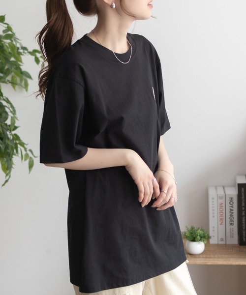 CONVERSE tシャツ バックBOXプリントTシャツ レディース