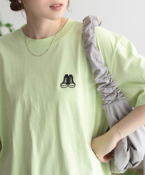 tシャツ BAG CONSCIOUS TSHIRT (バックコンシャスTシャツ） レディース BAG CONSCIOUS TSHIRT (ﾊﾞｯｸｺﾝｼｬｽTｼｬﾂ）【5527117】 | CIEL'AIR
