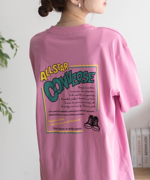 tシャツ コンフェティPT / Tシャツ / S レディース CONVERSE コンバース レディース 半袖 Tシャツ フラワー PT SS