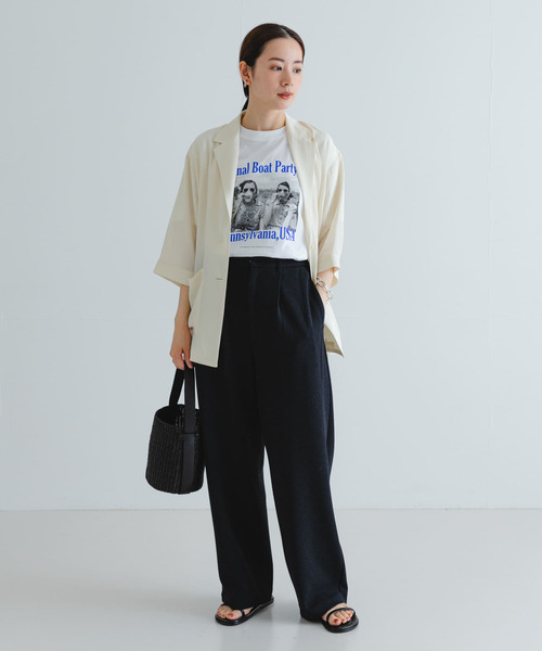 【新品】カットジョーゼットイージーパンツ 白 36 楽天市場】ゆったり 接触冷感 冷感パンツ ストレッチ パンツ
