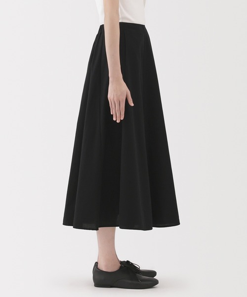 無印良品（MUJI） ロング スカート 婦人 涼感フレアスカート