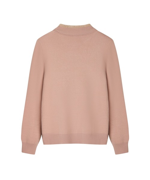 「SAISON DE PAPILLON」 タートルネックニット M アイボリー レディース_画像3