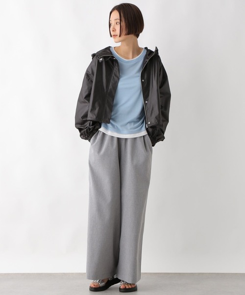 【新品】LEPSIM レプシィム フェイクレザーブルゾン ブラック セール】フェイクレザーブルゾン 132457（ブルゾン）｜LEPSIM