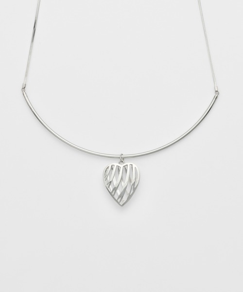 美品☆agete ハート型シルバーチャーム agete（アガット） チャーム シルバーハートチャーム レディース