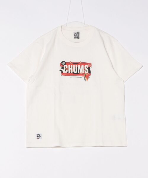 CHUMS tシャツ CHUMS/チャムス 半袖Tシャツ バックプリント