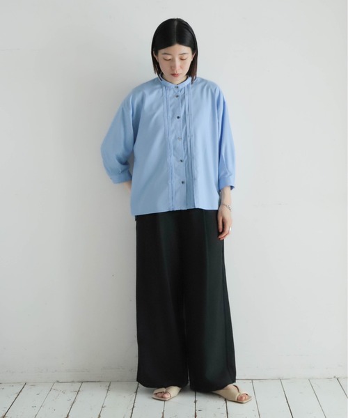 NOMBRE IMPAIR（ノンブルアンペール） ブラウス シャツ モダールポリ