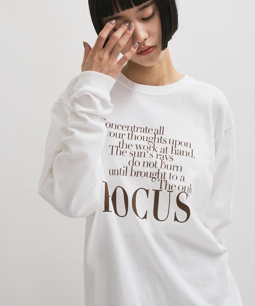 tシャツ 「HEAR MY NAME（ヒア マイネーム）」LS TEE レディース HEAR MY NAME tシャツ 「HEAR NAME（ヒア マイネーム）」LS TEE