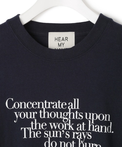 HEAR MY NAME tシャツ 「HEAR NAME（ヒア マイネーム）」LS TEE