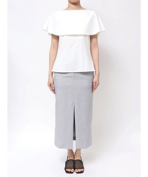 TONAL ブラウス シャツ オフショルカラーブラウス レディース