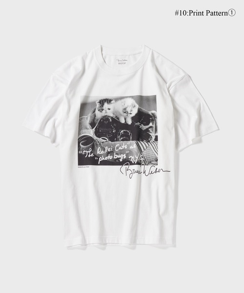 Bruce Weber x BIOTOP Kate Moss Tシャツ ホワイト Bruce Weber x Biotope x 10C. kate moss. | news | HOUYHNHNM