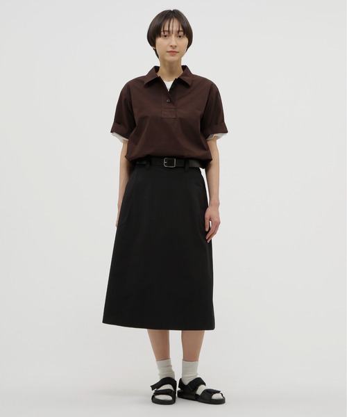 MHL. スカート FINE COMPACT COTTON POPLIN : ZOZOTOWN Yahoo!店