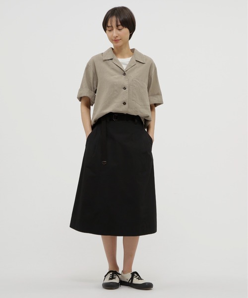 MHL. スカート FINE COMPACT COTTON POPLIN : ZOZOTOWN Yahoo!店