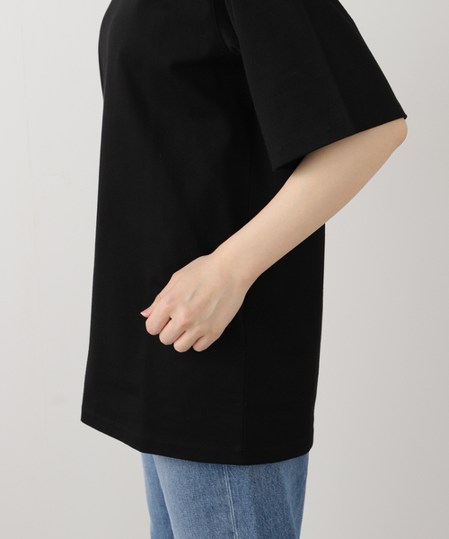 Deuxieme Classe loose T シャツ　ブラック loosen Tシャツ（Tシャツ/カットソー）｜Deuxieme Classe