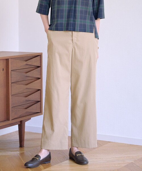 Ｊ.press 【洗える・接触冷感・撥水・UVカット】タスランチノ パンツ J.PRESS（J.プレス） チノパン 「洗える・接触冷感・撥水・UVカット