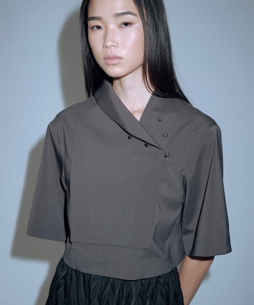 【お試し価格！】 TELOPLAN ZOZOTOWN : レディース Top Yeshe シャツ ブラウス トップス