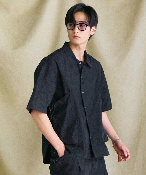 VERON（ヴァロン） シャツ コットンナイロンキャンバスサイドコード