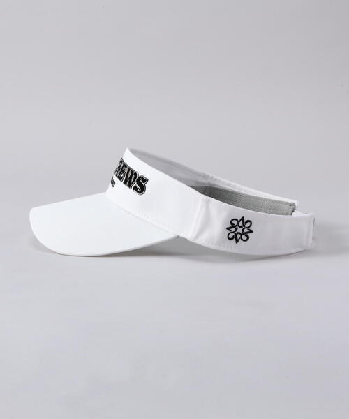 St ANDREWS サンバイザー 「St ANDREWS」撥水撥油加工 TCツイルロゴ