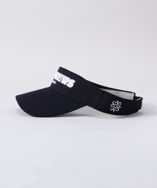 St ANDREWS サンバイザー 「St ANDREWS」撥水撥油加工 TCツイルロゴ