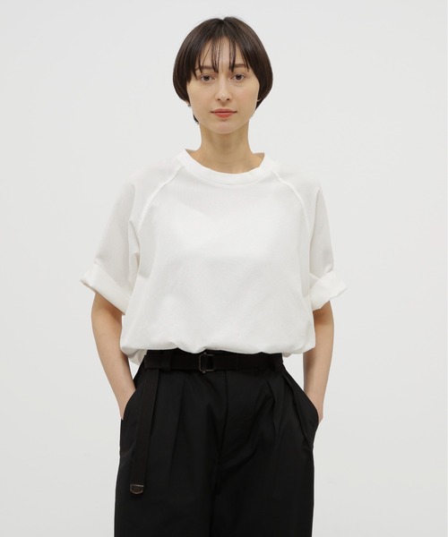【MHL】WASHED COTTON SHIRTING（シャツ/ブラウス） MHL. ブラウス シャツ WASHED OUT COTTON LINEN SHIRT