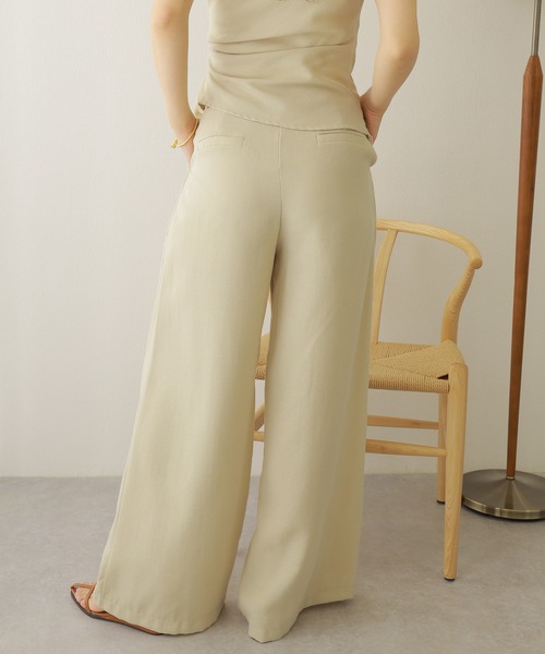 セットアップ asymmetry side ruffle setup /サイド ラッフル