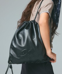 X-girl（エックスガール） デイバック リュック FAUX LEATHER KNAPSACK