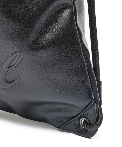 デイバック リュック FAUX LEATHER KNAPSACK レディース メンズの画像