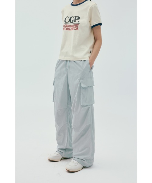 codegraphy ジーンズ Cool nylon cargo parachute pants