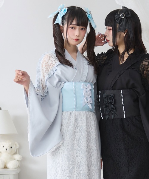 DearMyLove 浴衣 肩レースフリル浴衣 レディース : ZOZOTOWN Yahoo!店