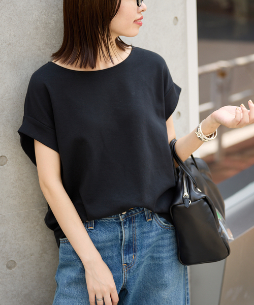 tシャツ 「WEB限定/追加」ダンボールポンチニュアンスプルオーバー レディース