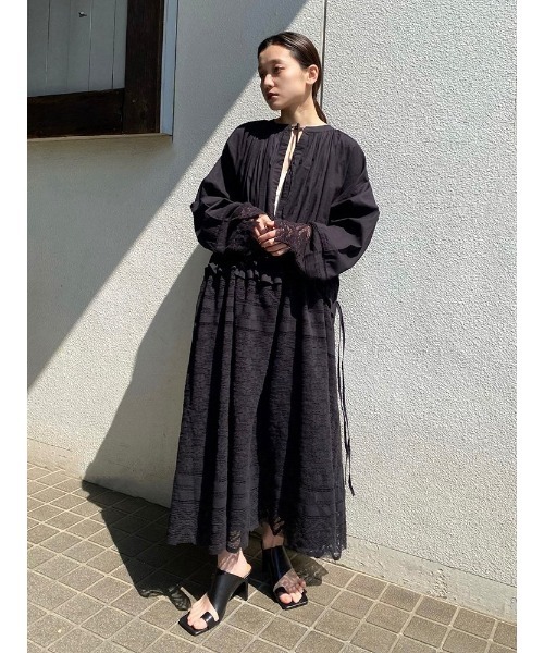 TODAYFUL 「TODAYFUL」 長袖ワンピース 36inch ブラック レディース