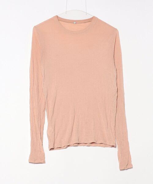 「BASERANGE」 長袖カットソー SMALL ベージュ レディース