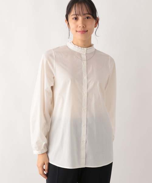 「GLOBAL WORK」 長(zhǎng)袖ブラウス MEDIUM ブルー系その他5 レディース