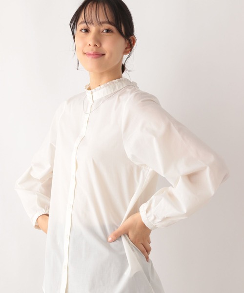 「GLOBAL WORK」 長(zhǎng)袖ブラウス MEDIUM ブルー系その他5 レディース