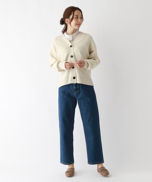 「GLOBAL WORK」 長(zhǎng)袖ブラウス MEDIUM ブルー系その他5 レディース